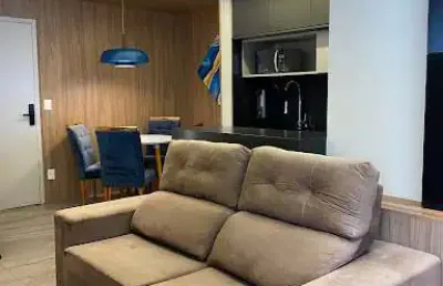 Apartamento com 1 dormitório para alugar, 45 m² por r$ 5.000,00/mês - parque residencial aquarius - são josé dos campos/sp