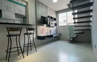 Cobertura mobiliada para locação ou venda, edifício spazzio jabuticabeiras, jundiaí
