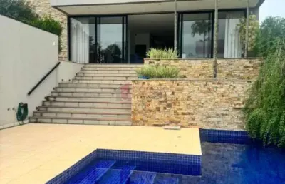 Casa sobrado com 05 dormitórios à venda no condomínio serra azul - itupeva/sp