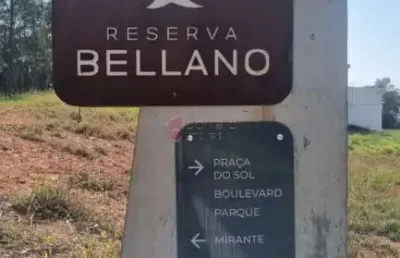 Lote com vista panorâmica na parte mais alta do loteamento reserva bellano em itatiba/sp