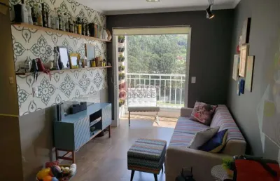 Apartamento mobiliado para venda, edifício apuã, jundiaí