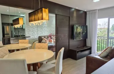 Apartamento mobiliado à venda no condomínio duo reserva do japi - jundiaí/sp