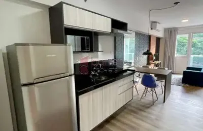 Apartamento mobiliado para locação na região central no condominio linea em jundiaí/sp