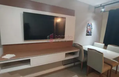 Apartamento mobiliado para locação e venda no residencial parque da serra - jundiaí/sp