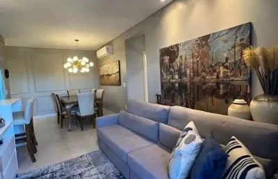 Belíssimo apartamento mobiliado de 3 dormitórios sendo 1 suíte