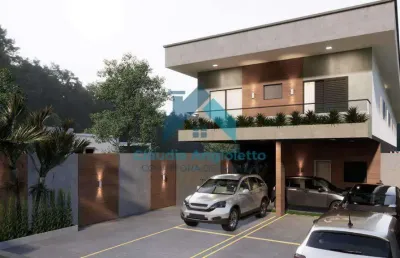 Casa de condomínio com 2 quartos, aviação, praia grande - r$ 350 mil, cod: 1584