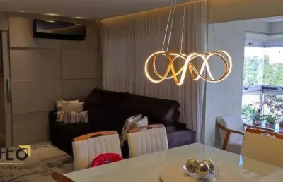 Apartamento com 3 dormitórios para alugar, 94 m² por r$ 8.220/mês - parque rural fazenda santa cândida - campinas/sp