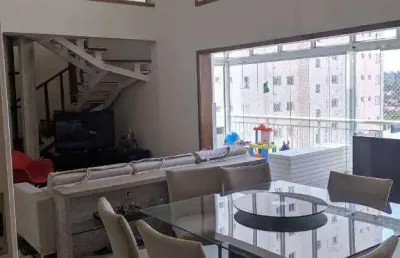 Cobertura com 4 dormitórios à venda, 240 m² por r$ 2.200.000,00 - vila brandina - campinas/sp