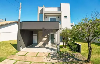 Casa em condomínio fechado com 3 quartos à venda na rua geraldo cavina de siqueira, 213, jardim park real, indaiatuba por r$ 1.150.000