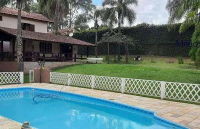 Chácara com 3 dormitórios à venda, 5580 m² - condomínio portal do sol - são roque/sp