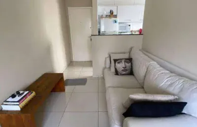 Apartamento  mobiliado 2 dormitórios à venda, 47 m² - condomínio parque sicília - vossoroca - votorantim/sp