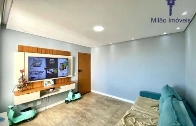 Apartamento 2 dormitórios à venda, 47 m² - condomínio salamanca- jardim são carlos - sorocaba/sp