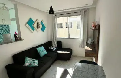 Apartamento 2 dormitórios à venda, 47 m² - condomínio parque sicília - vossoroca - votorantim/sp