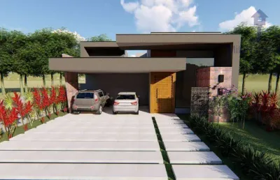 Casa térrea 3 suítes à venda, 229m², alphaville nova esplanada i, campolim, em votorantim/sp