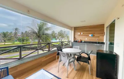 Apartamento com 2 suítes no porto das dunas - porteira fechada