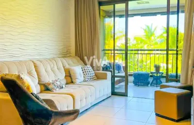 Apartamento com 3 suítes no  porto das dunas - porteira fechada