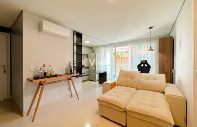 Apartamento com 1 suíte no meireles - semi-porteira fechada