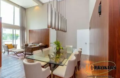 Apartamento com 280 m² possui 2 livings ampla varanda 4 suítes espaçosas cozinha planejada 3 vagas.