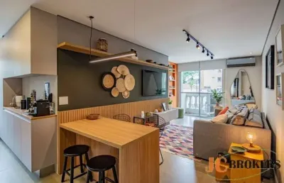 Apartamento com 53 m² de área útil,  1 dormitório, 1 vaga