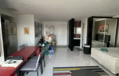 Apartamento com 42 m² de área útil, 1 suíte, 1 vaga