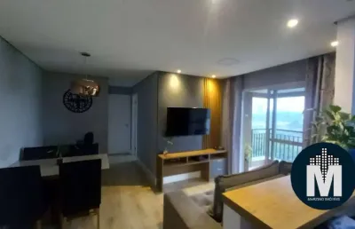 Apartamento 2 quartos à venda com 1 vaga, 60m2 - jardim tupanci, barueri
