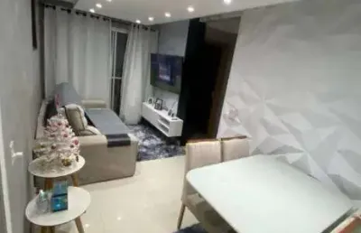 Apartamento 2 quartos à venda e 1 vaga, 48m2 - parque roseira, carapicuíba