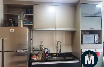 Apartamento á venda, 2 quartos, sacada, 2 vagas de garagem - cotia