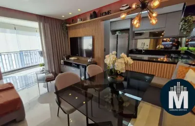 Apto mobiliado bellagio 97m², 03 dormitórios, sendo 02 suítes, 03 vagas