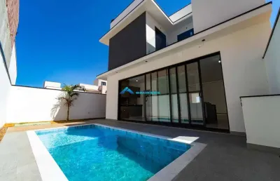 Casa nova a venda com 3 dormitórios sendo suite em cond res ermida / jundiai sp