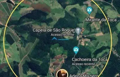 Área/sítio a venda com 574.435 m², estrada da toca, jundiaí, bairro caxambu