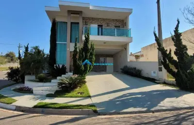 Casa mobiliada de esquina c/ 3 dorms, espaço gourmet e piscina, cond. vila preciosa