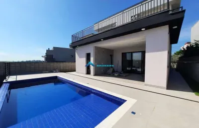 Casa nova a venda c/ 4 dorms, excelente acabamento, cond. ibi aram 2, itupeva sp