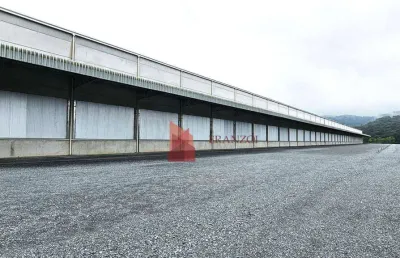 Galpão: locação galpão logístico crossdock com 5.623m2, próximo a br-470, blumenau/sc!