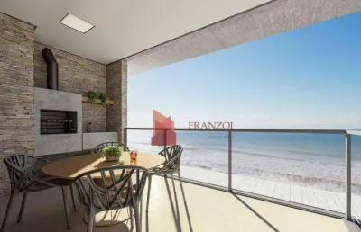 Venda: apartamento alto padrão com 3 suítes de frente para o mar na praia brava em itajaí.