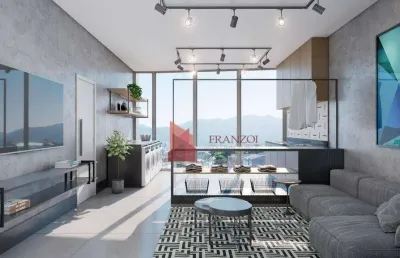 Lançamento! à venda! apartamento com 1 suíte + 1 dormitório, 76 m² - vila operária - itajaí/sc