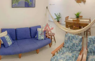 Apartamento próximo a orla do itaguá com 02 dormitórios - ubatuba - sp