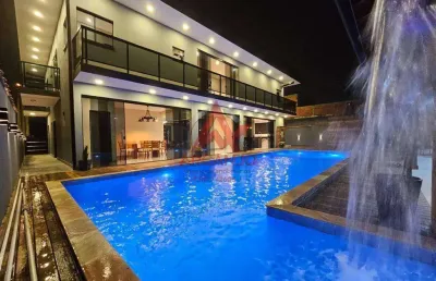 Reserva de ubatuba - casa a venda em condomínio fechado com 5 suítes em ubatuba -sp