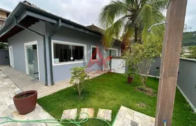 Ubatuba country clube - casa  5 quartos, sendo 3 suítes. perfeito conforto e  área arborizada