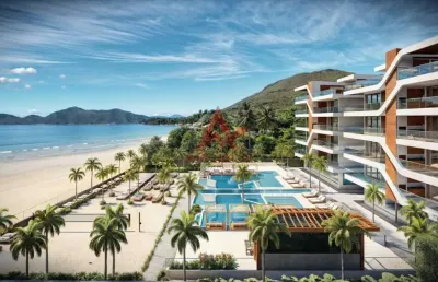 Enseada palms - ultima unidade apartamento pé na areia enseada/ubatuba-sp