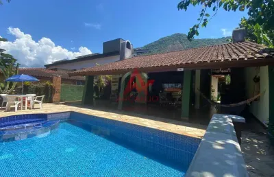 Pedra verde - casa a venda em condominio fechado na praia do lazaro com 5 dormitorios
