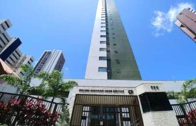 Apartamento para aluguel, 1 quarto, 1 suíte, 1 vaga, boa viagem - recife/pe