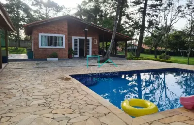 Chácara com 2  casas com 2 dormitórios, pomar, piscina, campo gramado, horta, à venda, 6003 m² - guacuri - itupeva/sp