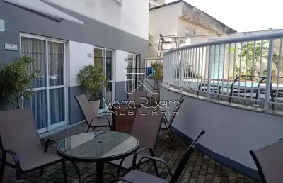 Cobertura com 4 quartos para alugar na estrada pau-ferro, pechincha, rio de janeiro, 120 m2 por r$ 3.825