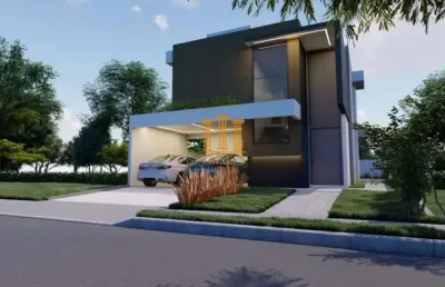 Sobrado 3 suítes com área gourmet e 192m² de área construída no cyrela taubate - ca421