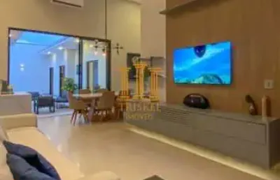 Casa mobiliada (porteira fechada) a venda no condomínio colinas - ca828