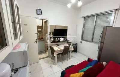 Kitnet com 1 quarto, embaré, santos - r$ 315 mil, cod: 5134