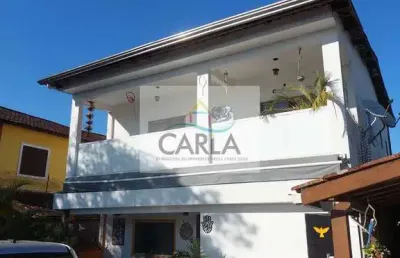 Sobrado com 3 quartos, vila santa rosa, guarujá - r$ 680 mil, cod: 1061