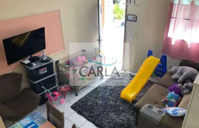 Sobrado de condomínio com 2 dorms, jardim las palmas, guarujá - r$ 330 mil, cod: 865