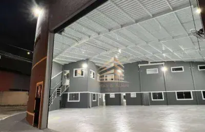 Galpão para alugar, 420 m² por r$ 17.108,00/mês - cidade jardim cumbica - guarulhos/sp