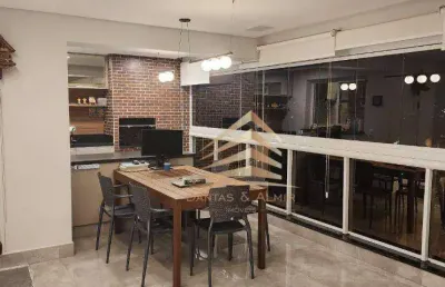 Apartamento com 3 dormitórios 3 suítes à venda, 157 m² por r$ 1.550.000 - vila rosália - guarulhos/sp
